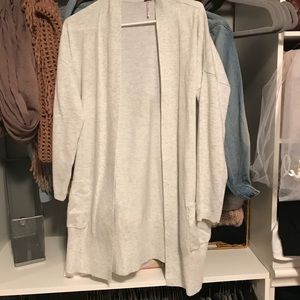 Light gray cardigan